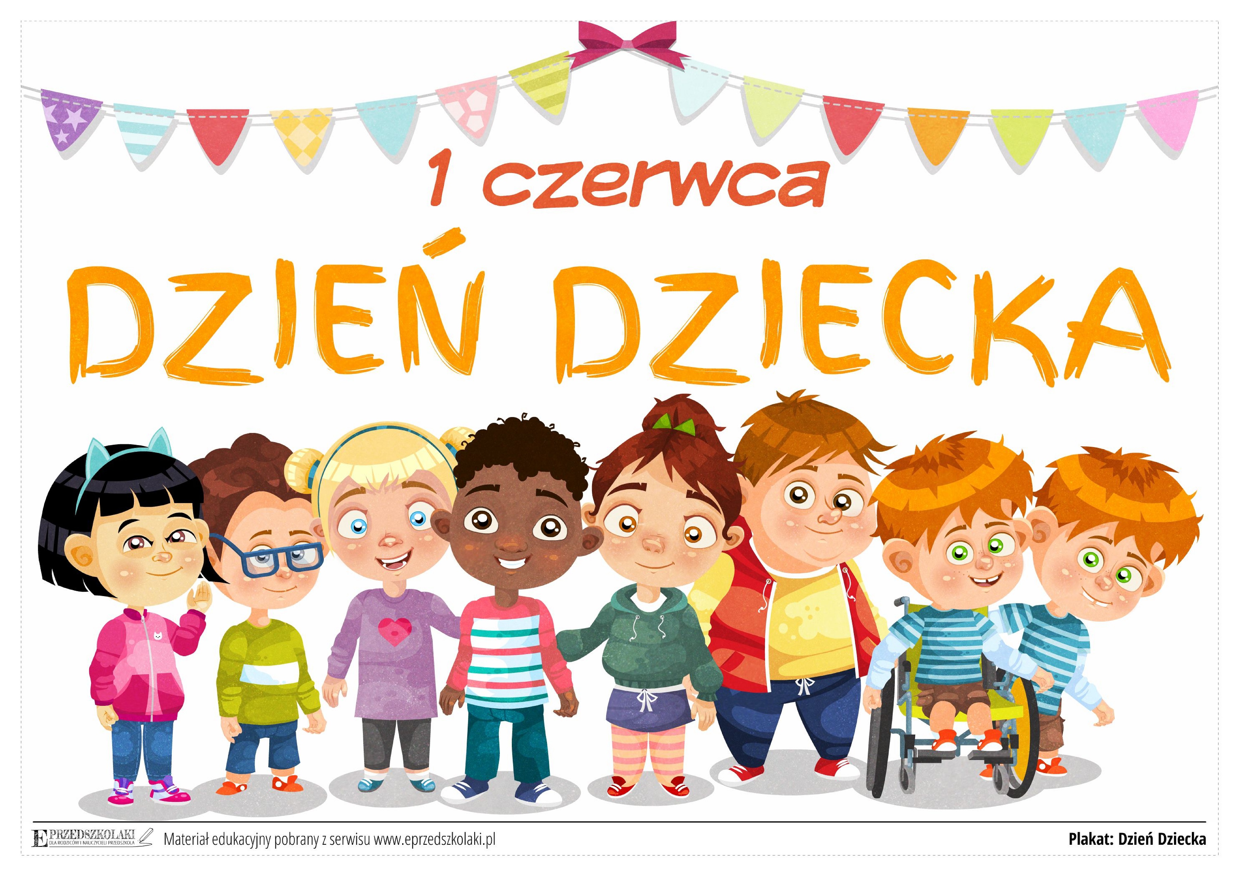 plakat przedstawiający dzieci 